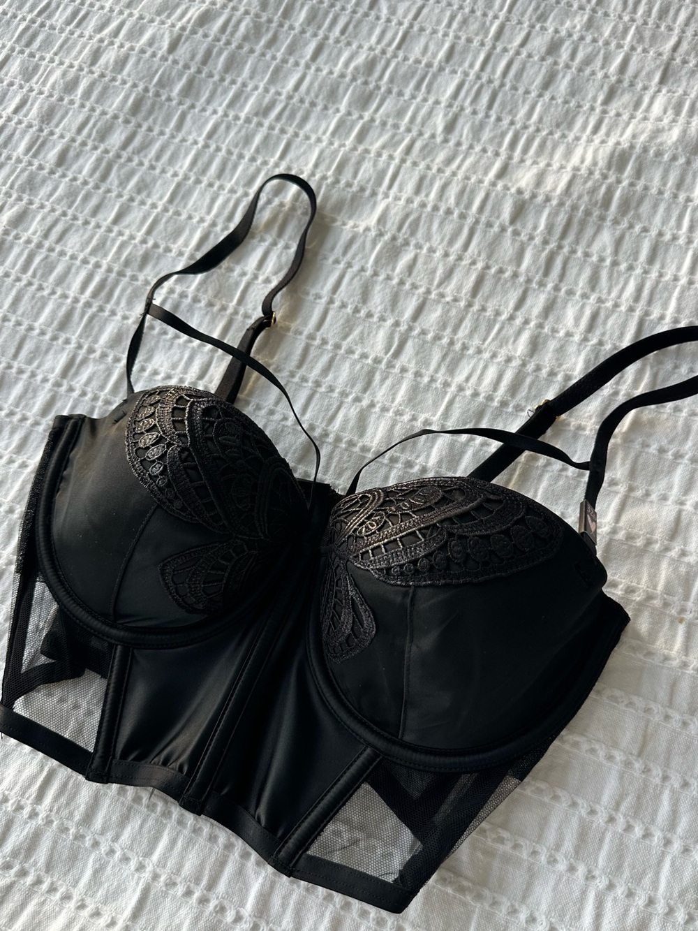 Victoria’s Secret: Black Butterfly Bustier